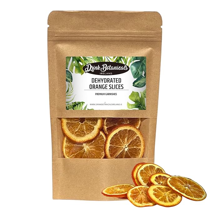 Dehydrated Dried Orange Slices Wheels | Approx 17+ Slices | 100% Natural | Sugar Free | Gluten Free