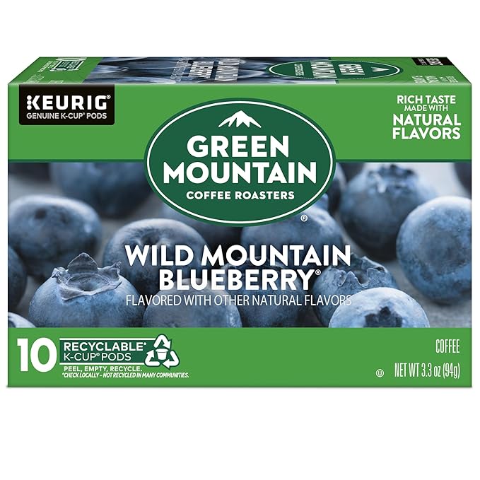 Green Mountain Coffee Roasters Wild Mountain Blueberry Keurig Single-Serve K-Cup pods, Light Roast