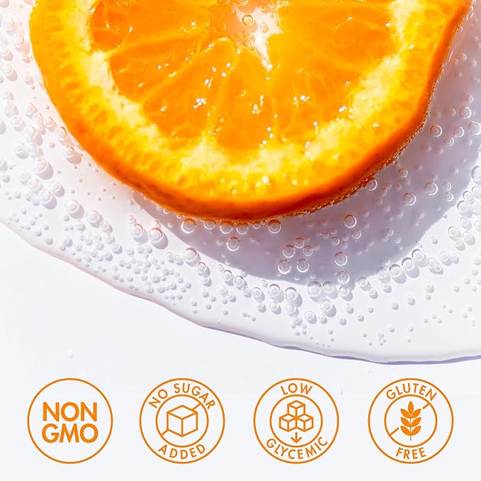 Sovány Sparkling Water, Tangerine, Seltzer Water Drinks, USDA Organic, Made With Real Fruit