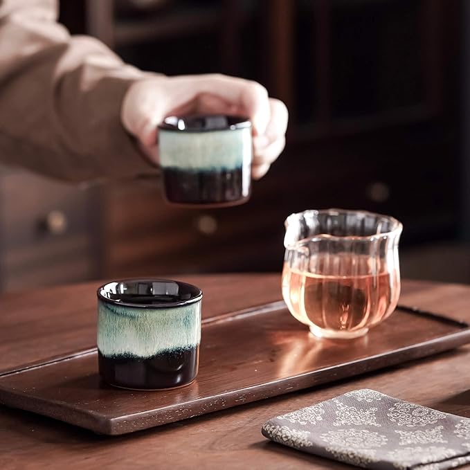 Tea Cups Set of 6 (magic interior&exterior)