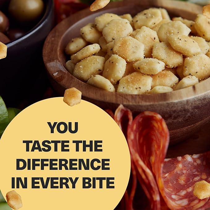 Wicked Minis Soup & Oyster Crackers - Saltine & Salted Flavored Mini Puffed Soup, Savory Snacking