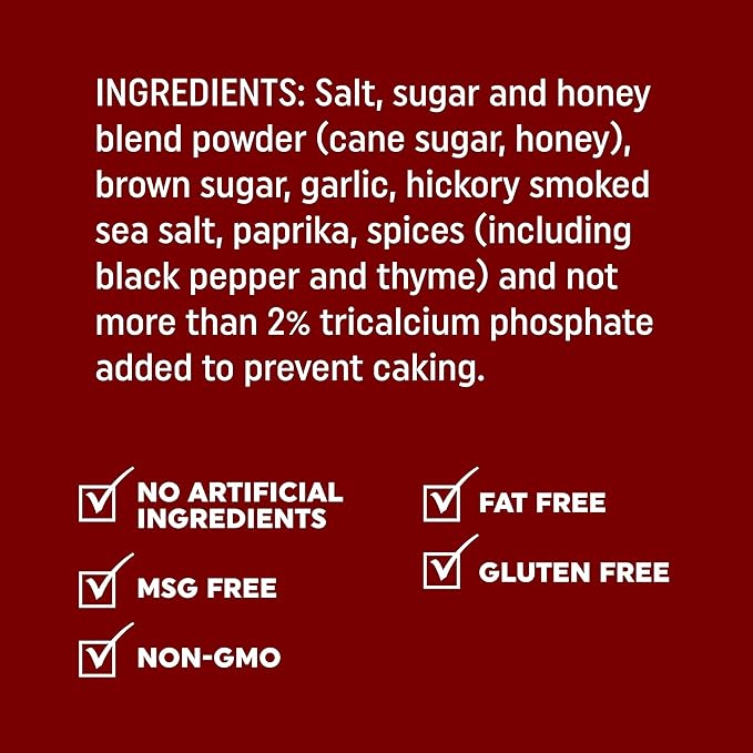 Fire & Smoke Society Honey Garlic BBQ Rub | Seasonings and Rubs for Smoking and Grilling | Pulled