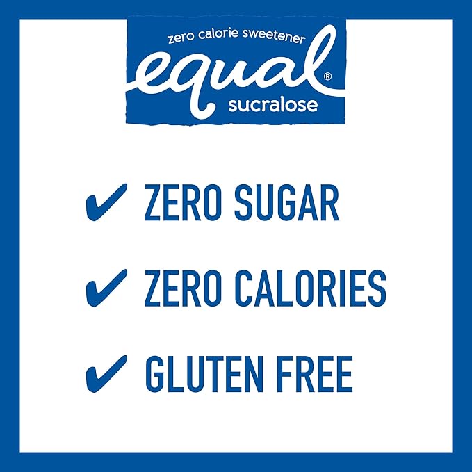 EQUAL Yellow 0 Calorie Sweetener, Sucralose Sugar Substitute, Zero Calorie Sugar Alternative