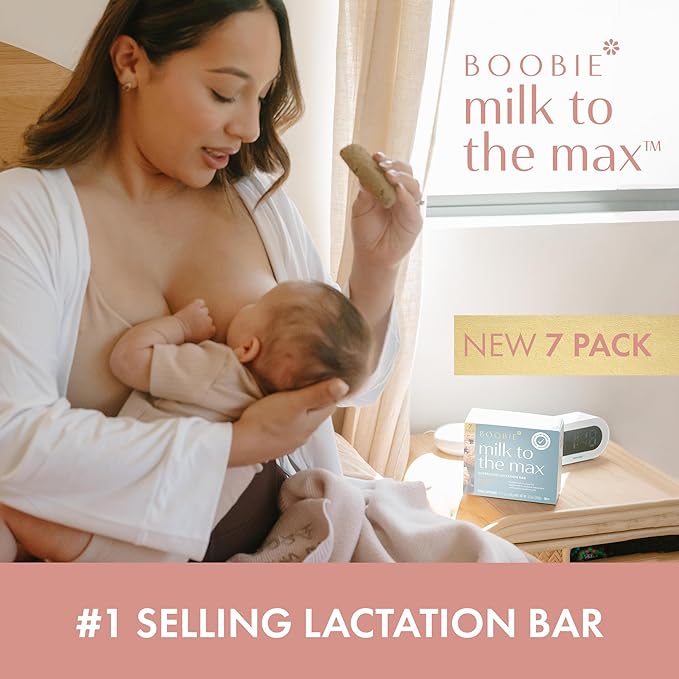 Boobie Bar Superfood Blueberry Muffin Lactation Bar for Breastfeeding Moms to Increase Milk Supply