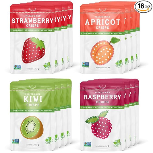 Nature?™s Turn Freeze-Dried Fruit Crisps ??Healthy, Gluten-Free, Crispy & Delicious, Plant-Based