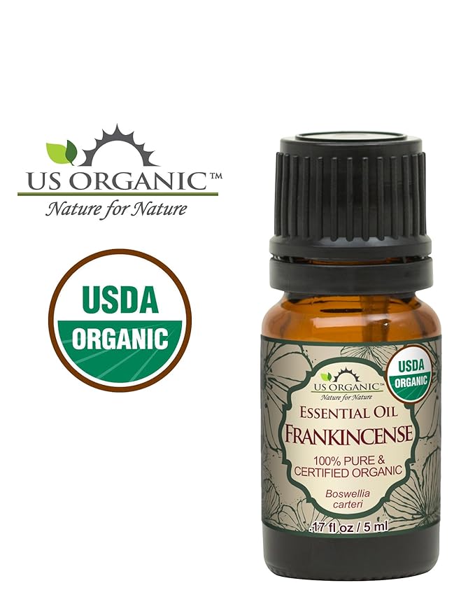 US Organic 100% Pure Frankincense (Boswellia Carteri) Essential Oil - Sourced from The Horn of