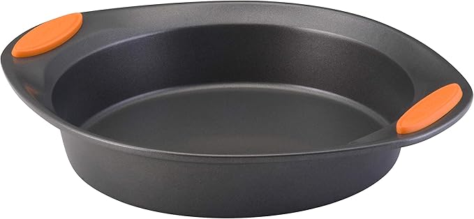 Rachael Ray 55673 Nonstick Bakeware Set with Grips includes Nonstick Bread Pan, Baking Pans and
