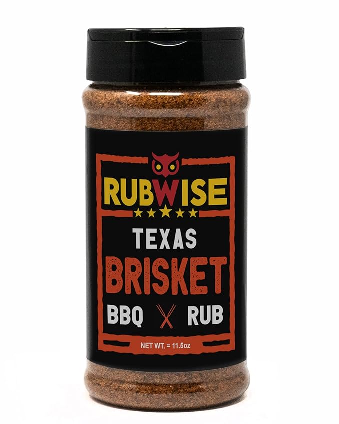 RubWise Texas Style BBQ Brisket Rub | Barbecue Rubs and Spices for Smoking and Grilling | Beef