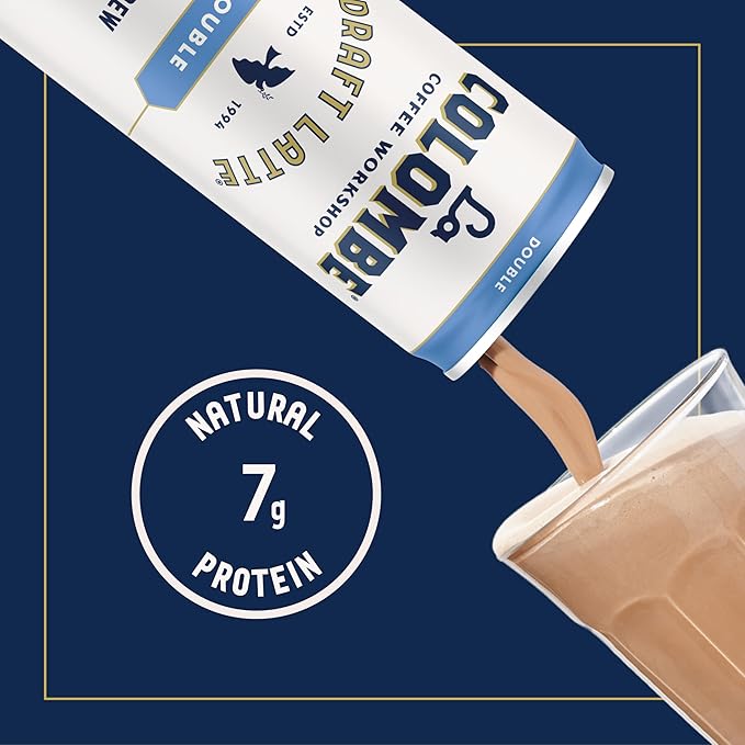 La Colombe Coffee, Double Draft Latte, 11 fl oz Cans (Pack of 12), Coffeehouse Quality Cold Brew