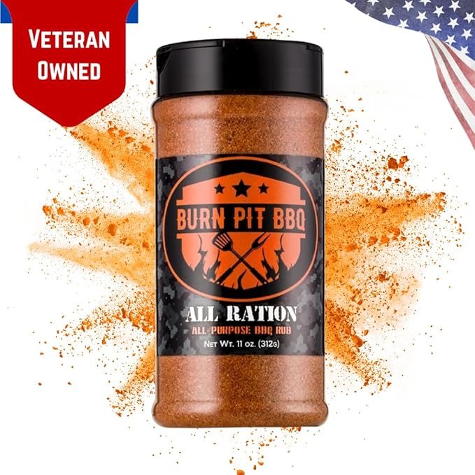 Burn Pit BBQ Seasoning – All Purpose BBQ Rub – Versatile All-Purpose Meat Rub – Natural, No