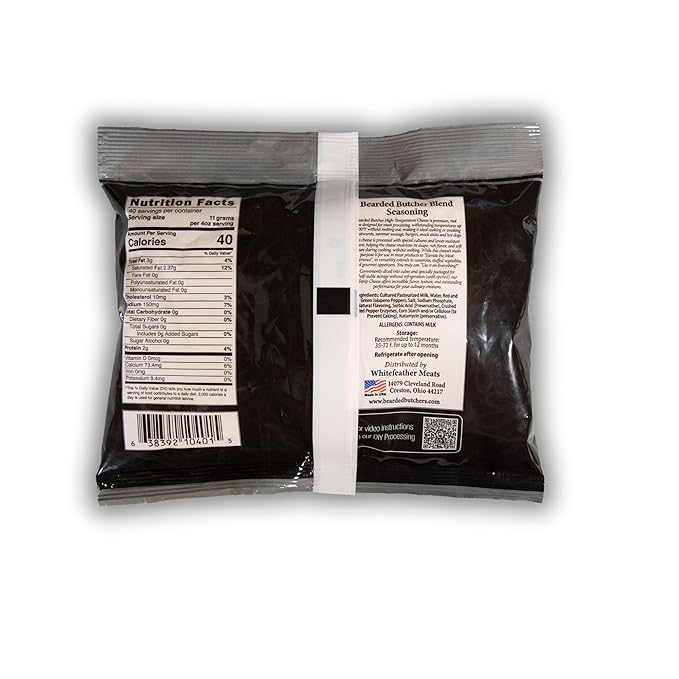 Bearded Butchers High-Temp Pepper Jack Cheese 1 lbs ??Shelf-Stable 1/4" Cubes for Up to 10 lbs of