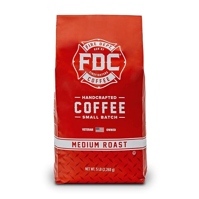 Fire Department Coffee - Gives Back to Firefighters - Balanced & Smooth Original Medium Roast