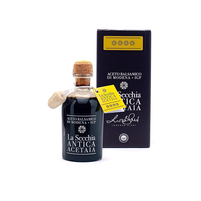 La Secchia - Balsamic Vinegar of Modena PGI "Four Stars", Aged in 16 Juniper Barrels, Medium-High