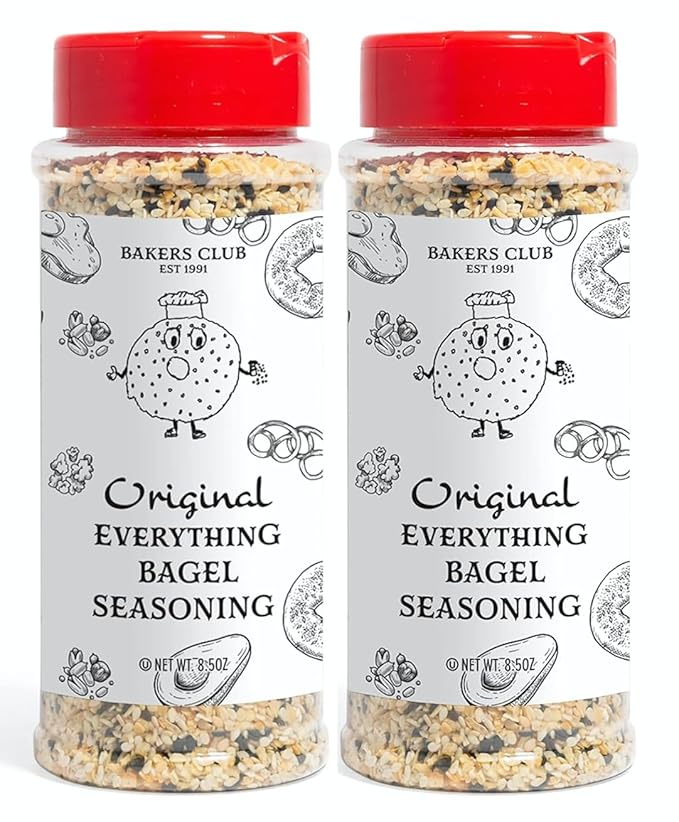 Bakers Club Everything Bagel Seasoning Blend - Authentic New York Style Spices for Bagels, Avocado