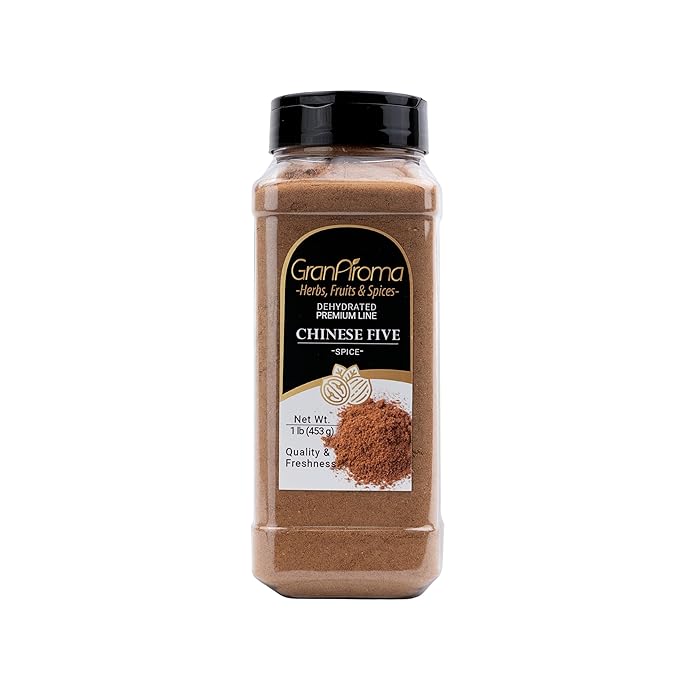 GranAroma Chinese Five Spice, Bold and Aromatic Flavor Profile, Seasoning for Stir-Fries, Roasted