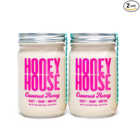 Honey House 100% Raw Creamed | Pure & Natural Unfiltered | Sustainably Sourced from American Bee