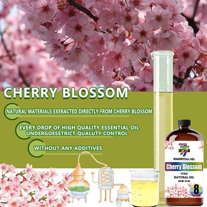 Cherry Blossom Essential Oil (8 oz / 240 ml) ??Cherry Blossom Oils for diffusers, humidifiers, Home