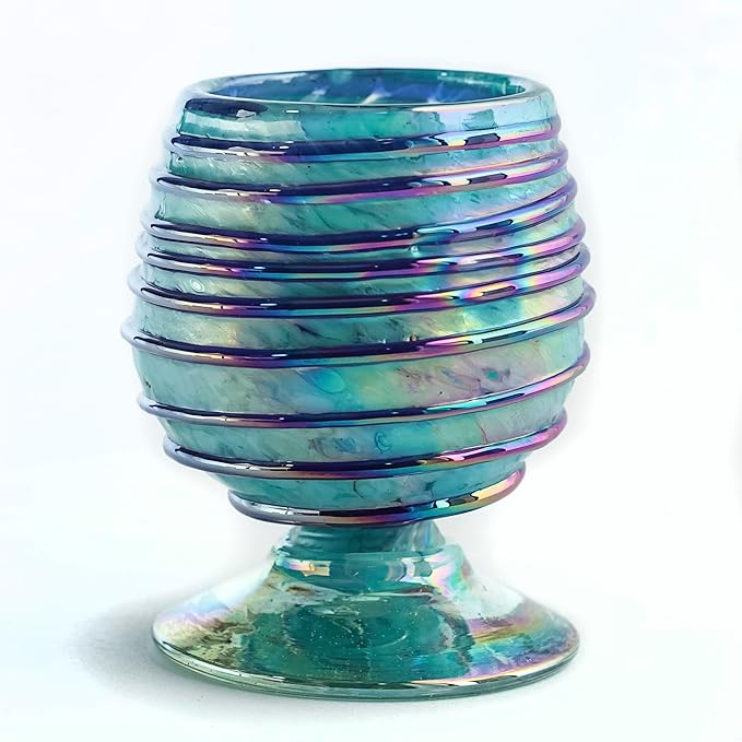 Authentic Mexican Tequila Hand Blown Shot Glasses - Set of 4-2 oz - Mini Glass Snifters - Heavy