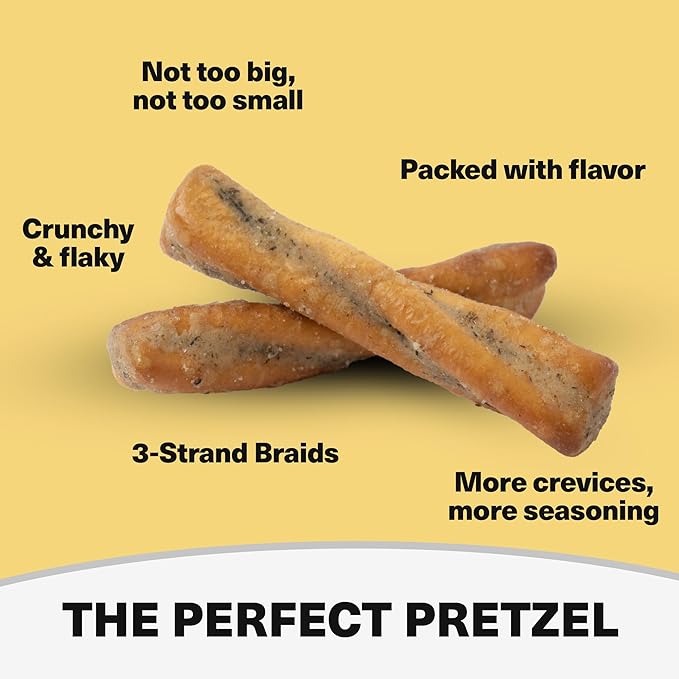 Wicked Twists Savory Ranch Seasoned Pretzels Twists 5.5 oz (1 Pack) Snack Pretzel Sticks Rods, Bold