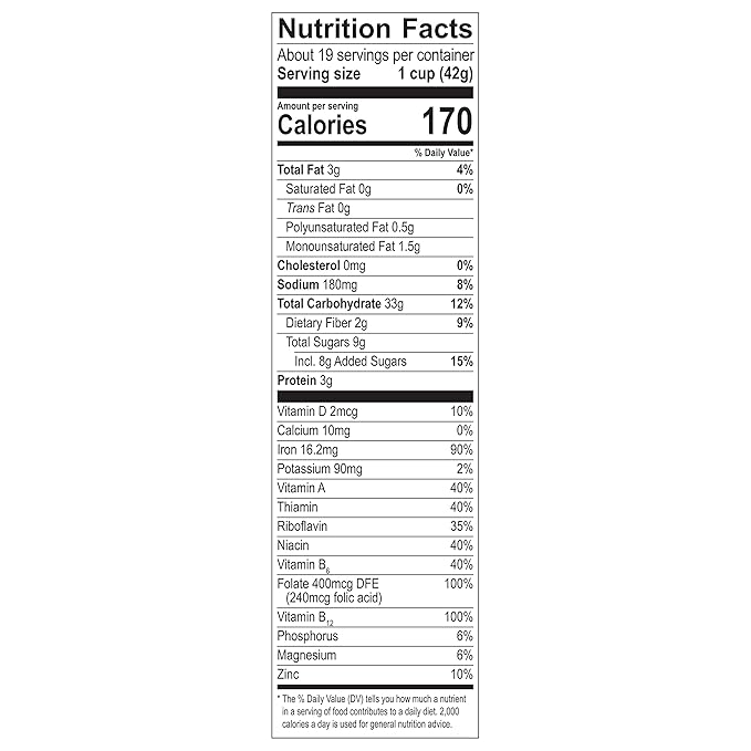 Post Honey Bunches of Oats with Almonds Breakfast Cereal, Honey Cereal with Granola Clusters and