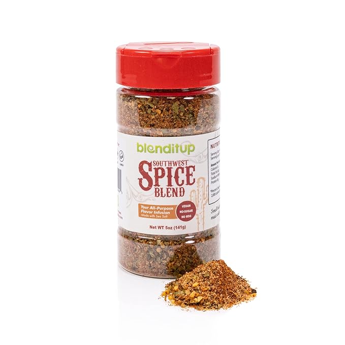 Southwest Spice Blend | Gourmet Spices with Sea Salt | Healthy to Add to Any Dish | Low Sodium, No