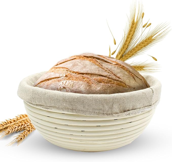 Banneton Bread Proofing Basket sourdough proofing basket for Beginners & Professional Bakers