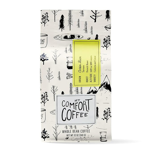 Mt. Comfort Coffee Costa Rica French Roast, 12 Ounce - Notes of Citrus, Tropical Fruit, & Brown