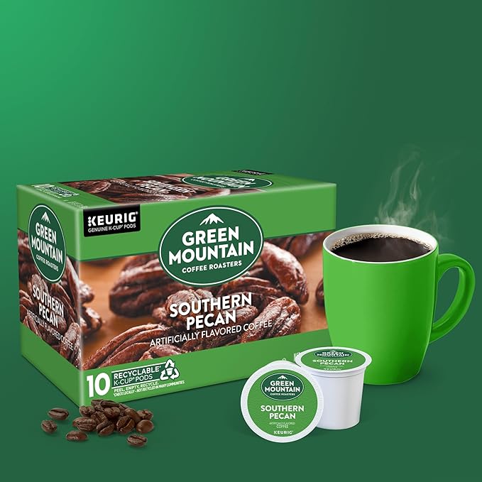 Green Mountain Coffee Roasters Southern Pecan Keurig Single-Serve K-Cup pods, Light Roast Coffee