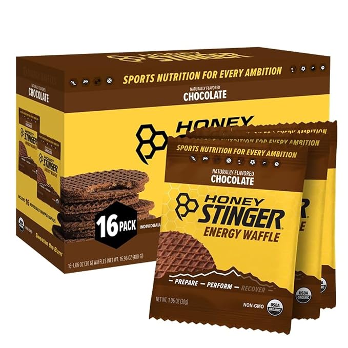 Honey Stinger Organic Chocolate Waffle, Energy Stroopwafel for Exercise, Endurance and Performance