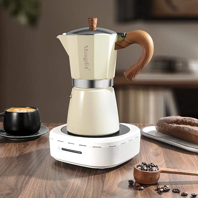 Stovetop Espresso Maker Moka Pot, Cuban Coffee Maker Stove top coffee maker Moka Italian Espresso
