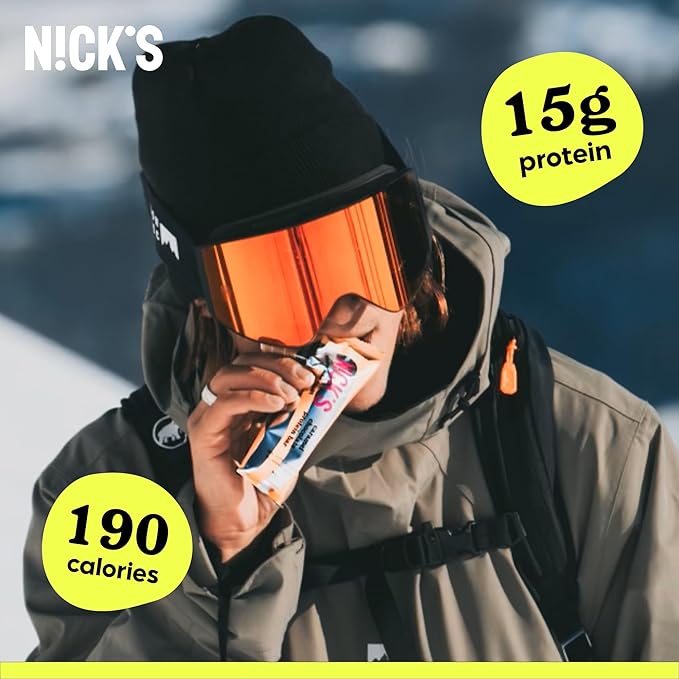 Nick?™s Chocolate Caramel Protein Bars ??12-Count Box | High Protein, Low Calories, Low Carbs, Keto