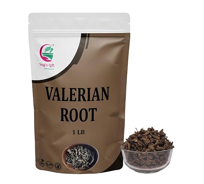 Valerian Root Whole 1 LB, 100% Natural & Pure, Perfect for Tea, Herbal Blends & Wellness Uses, 1 LB