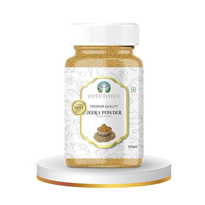 AYURVEDASHREE Cumin Seed Powder (Jeera Powder) Spice 100g, All Natural | 100% Pure | NON-GMO |