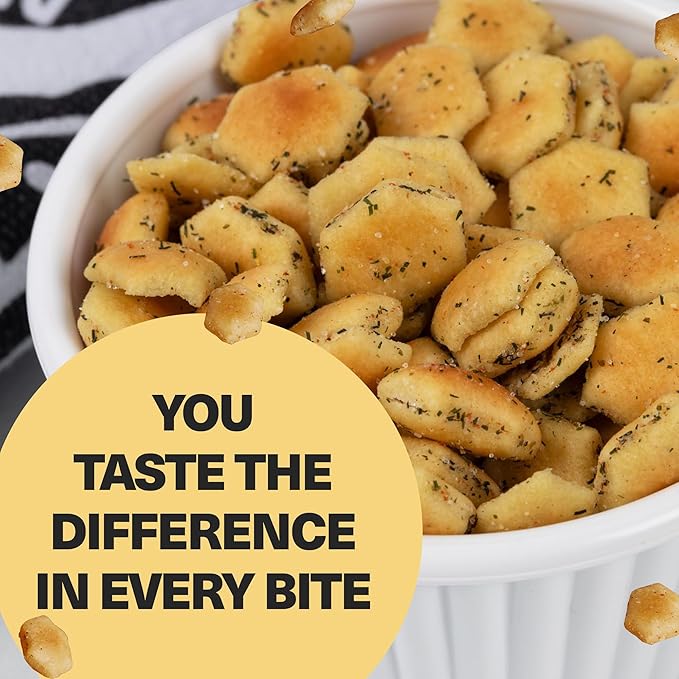 Wicked Minis Soup & Oyster Crackers - Saltine & Salted Flavored Mini Puffed Soup, Savory Snacking