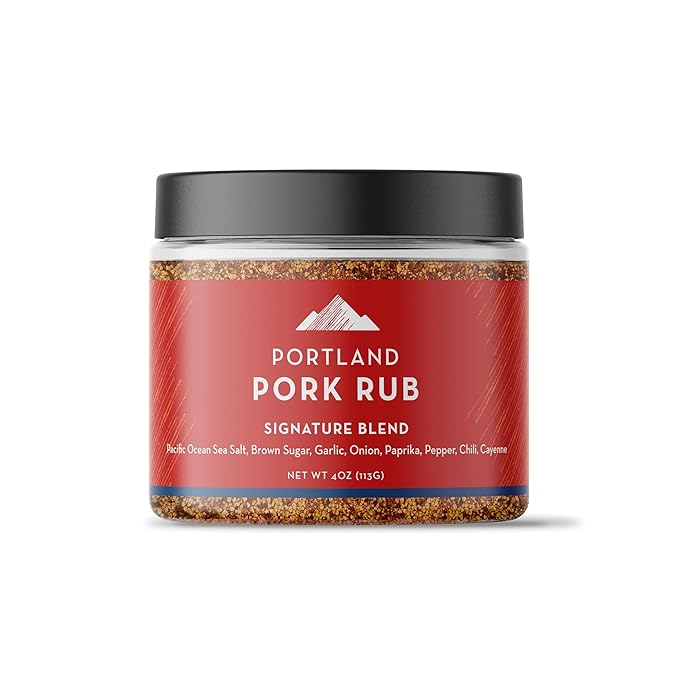 Portland Salt Co. Pork Rub BBQ Spice Blend: Signature All-Purpose Barbecue Seasoning - Sweet