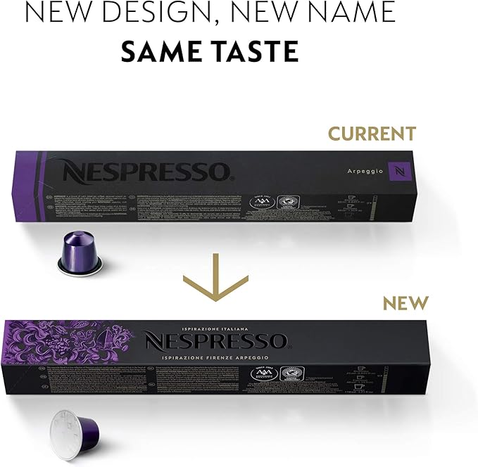 Nespresso Capsules Original Line, Ispirazione Variety Pack, Medium & Dark Roast Espresso Coffee, 50