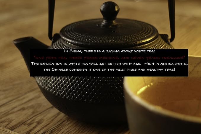 Rare, Aged 2017 White Loose Leaf Tea - Bai Mu Dan style from Fujian, China