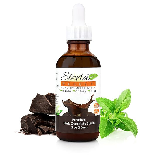 Stevia Select Dark Chocolate Pure Flavored Liquid Stevia ??Zero Calorie Coffee, Tea, Drink & Baking