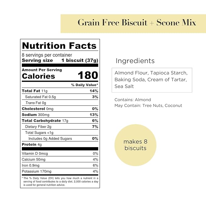 Stellar Eats Grain-Free Biscuit & Scone Baking Mix | Gluten-Free, Dairy-Free, Plant-Based