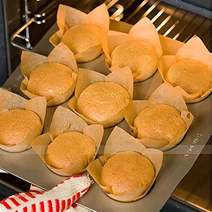 500 PCS Precut Parchment Paper Squares for Baking Cookies, Unbleached Nonstick Wax Paper Sheets for