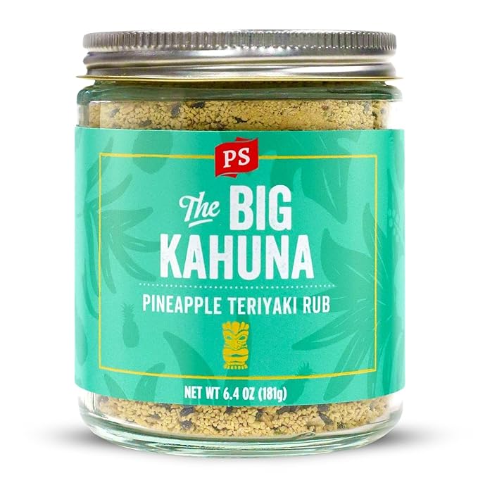 PS Seasoning Big Kahuna Pineapple Teriyaki Rub - Hawaiian BBQ Seasoning and Dry BBQ Rubs for