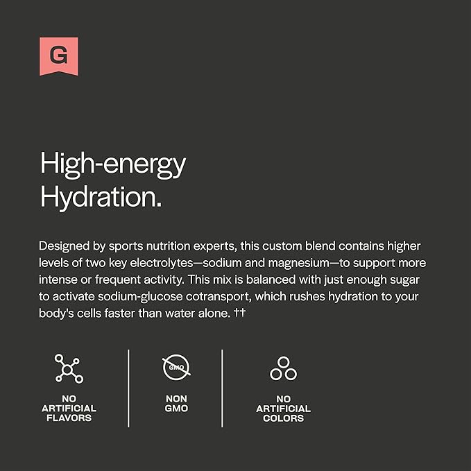 Gainful Hydration + Caffeine Powder Packets with Key Electrolytes Magnesium & Sodium + L Theanine