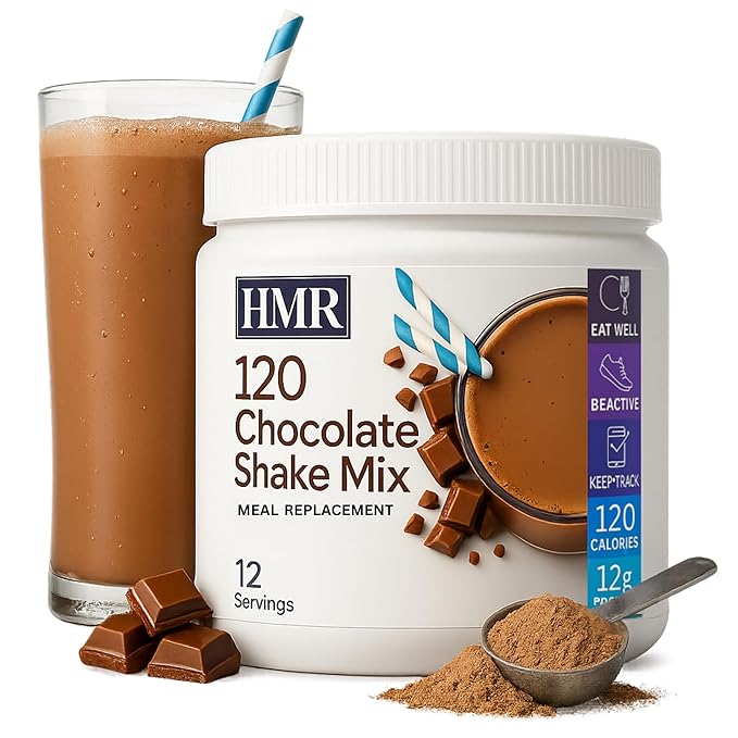 HMR 120 Chocolate Shake Meal Replacement Powder | Chocolate Shake Mix to Support Healthy Weight