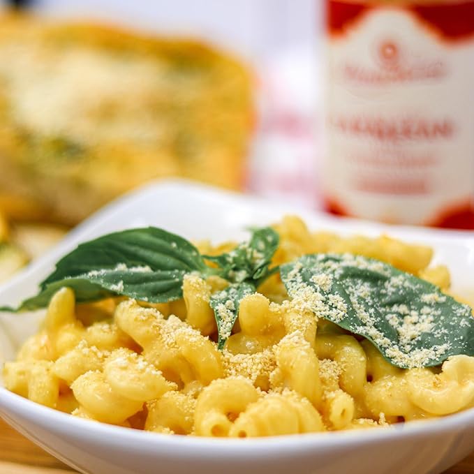 Panacheeza Plant Based Grated Parmesan Style Original - Vegan, with Bold Flavor for Pastas, Pizzas