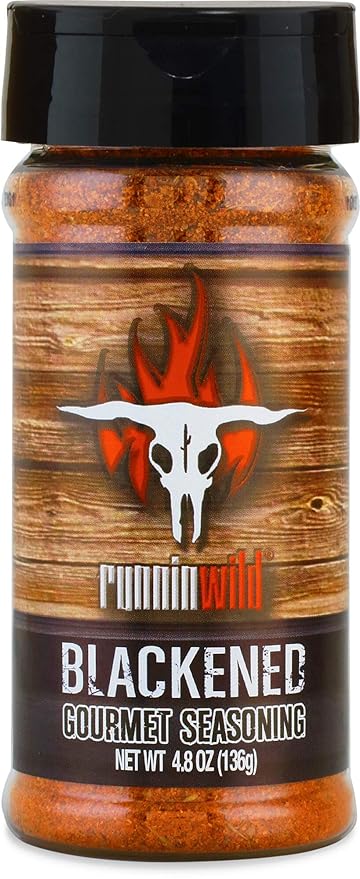Runnin??Wild Signature Blackened Seasoning ??Irresistible Cajun Spice Blend for Chicken, Salmon