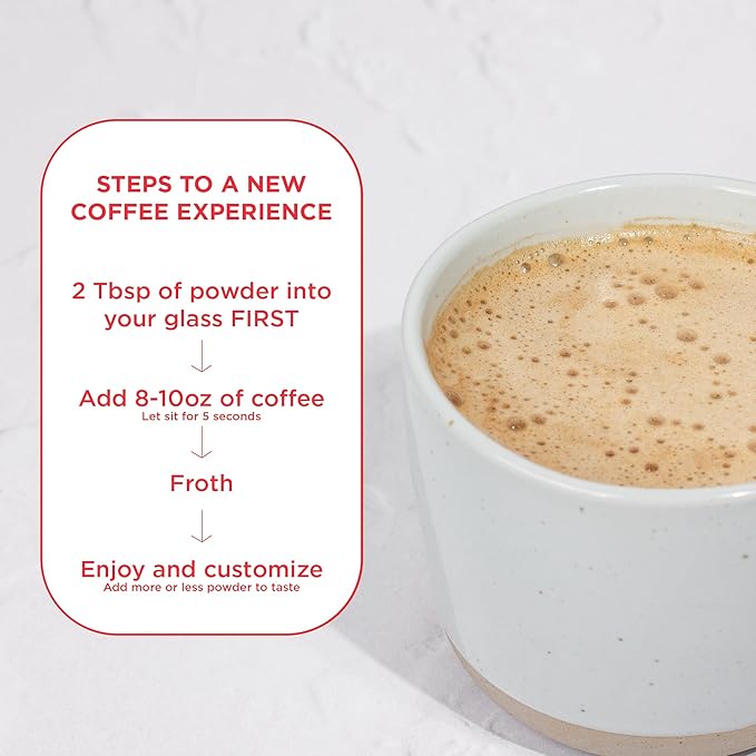 Laird Superfood Non-Dairy Superfood Creamer - Coconut Powder Coffee Creamer - Sweet & Creamy
