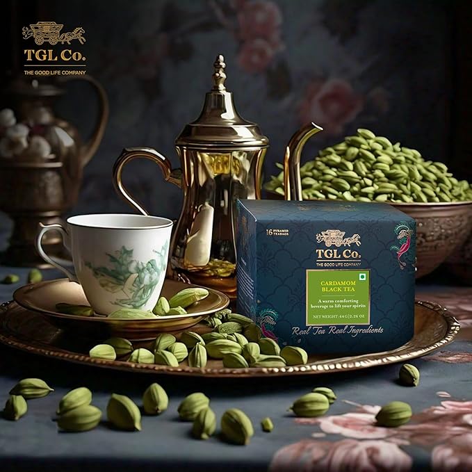 TGL Co. Chai ??Spiced Black Tea Bags | Bold Indian Chai with Real Spices | Strong & Aromatic |