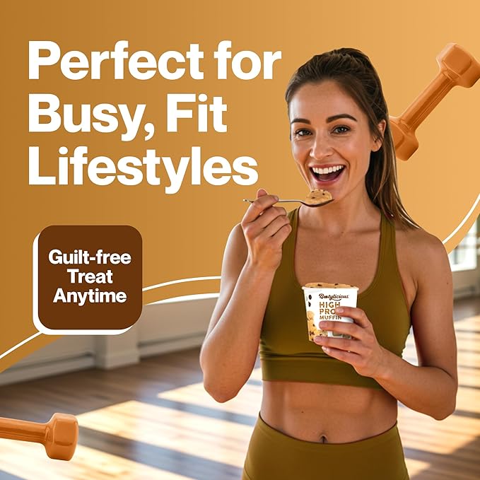 Bootylicious | High-Protein Muffin | 25g Protein, 7g Net Carbs, Low Glycemic Index, 12-Pack