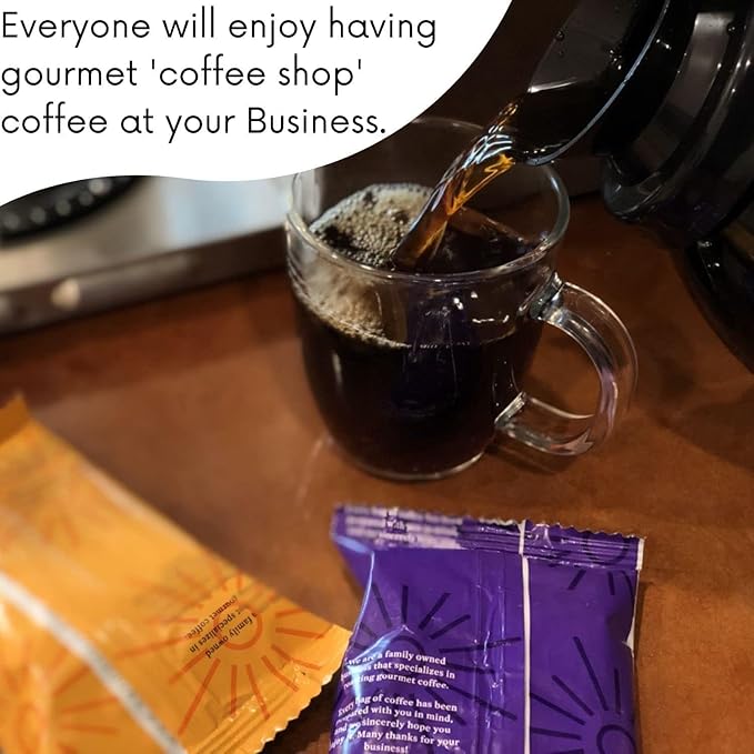Sarasota Coffee Ground Packets | Low Acid Dark Roast Ground Coffee Packs | European French Roast |