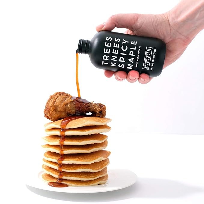 Trees Knees Spicy Maple, Organic Maple Syrup Infused with Habanero Peppers, 11.5 Ounce Bottle